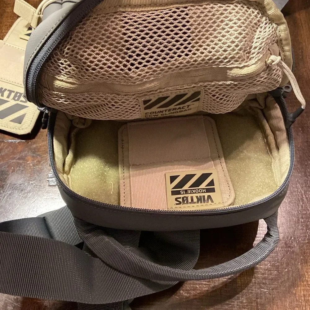 Gray Tactical Sling Bag